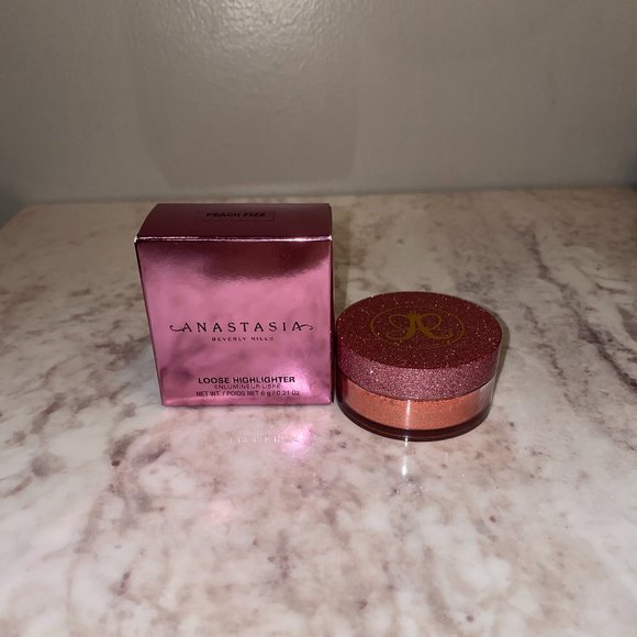 ABH Anastasia Beverly Hills Loose Highlighter Powder Peach Fizz Coral Gold NEW - Picture 1 of 6
